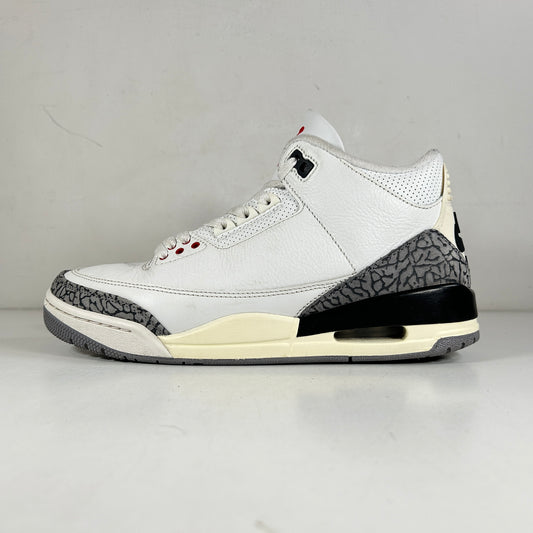 DN3707 100 Jordan 3 Retro White Cement Reimagined [USED] - 8.5 M (Used) (No Box)