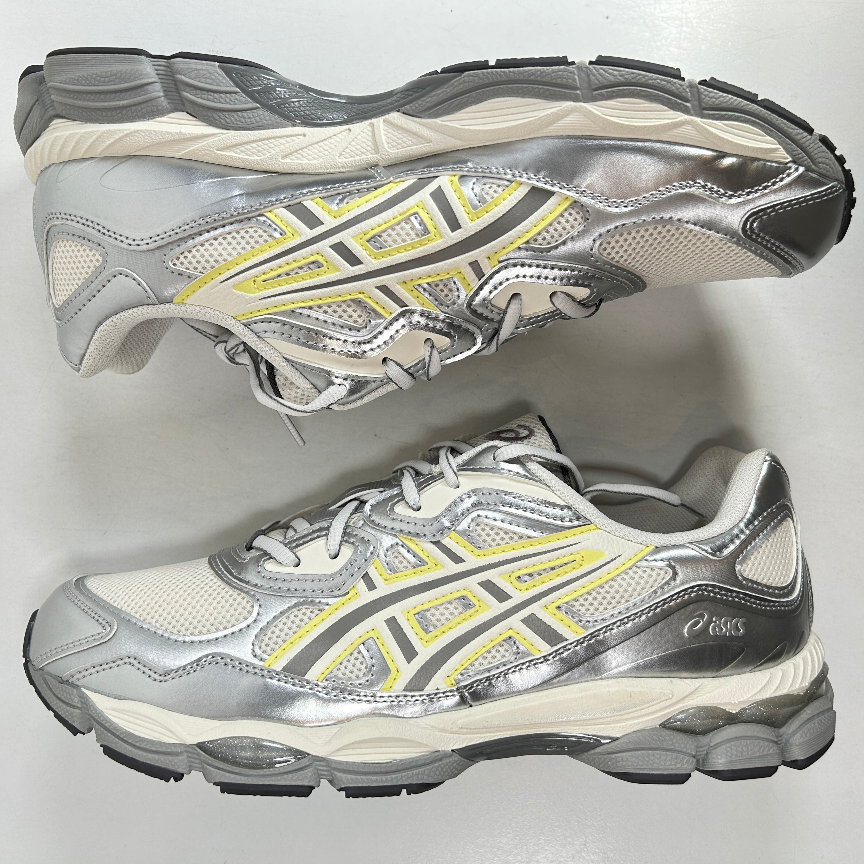 1202A498 100 ASICS Gel-NYC EMMI White Huddle Yellow (Women's