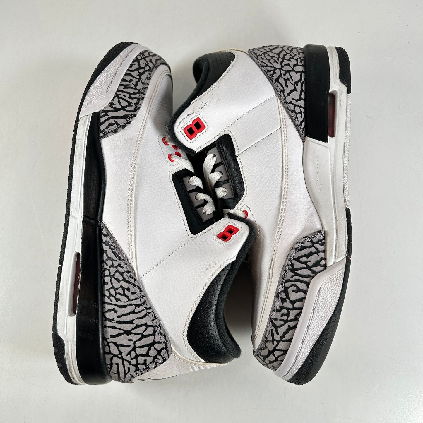 398614 123 Jordan 3 Retro Infrared 23 (GS) [USED] - 7 Y (Used) (No Box)
