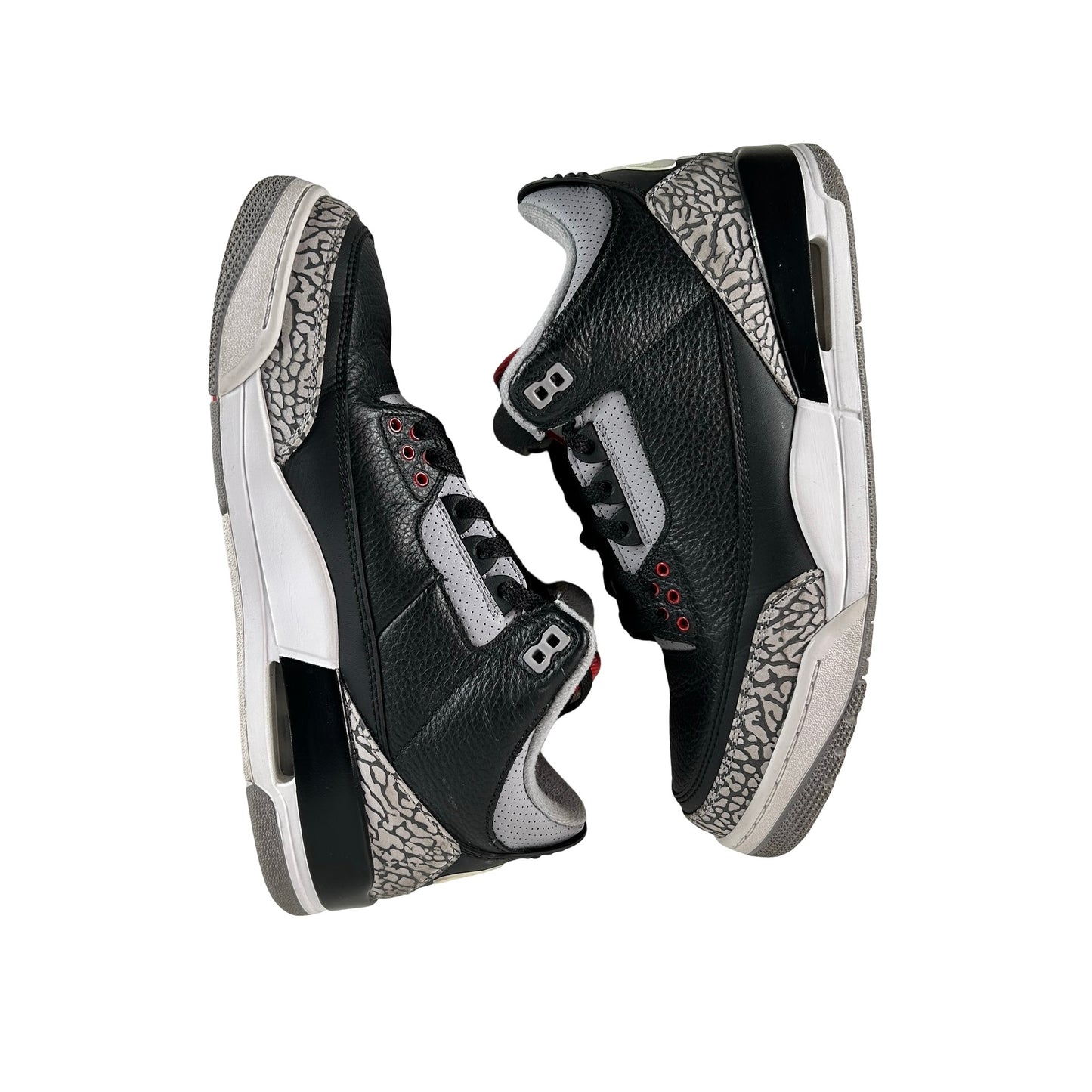 854262 001 Jordan 3 Retro Black Cement (2018) [USED] - 9.5 M (Used9)