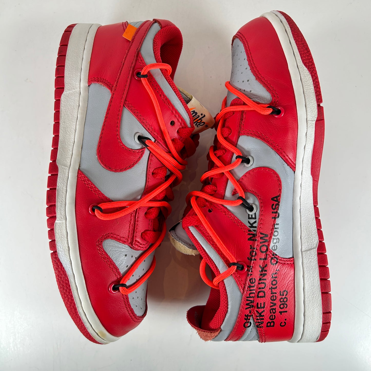 CT0856 600 Dunk Low Off-White Red [USED] - 5 M (Used2)
