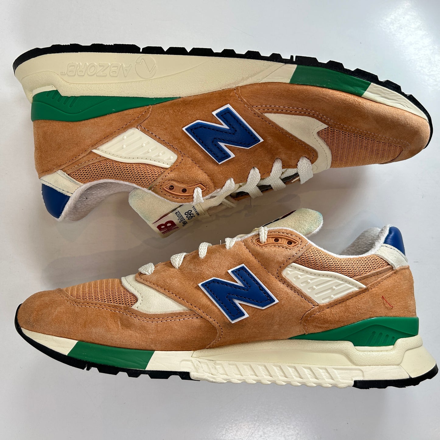 U998OB New Balance 998 MiUSA Teddy Santis Orange Royal [USED] - 11 M (VNDS)