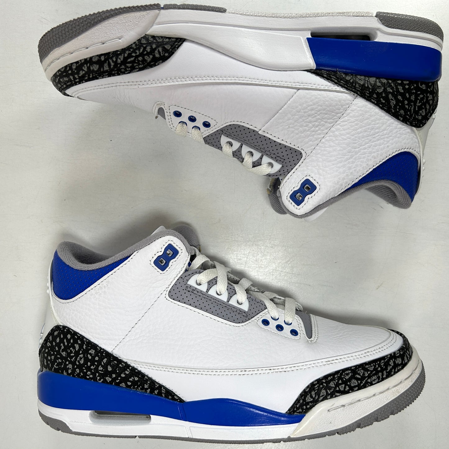 CT8532 145 Jordan 3 Retro Racer Blue [USED] - 8.5 M (Used)