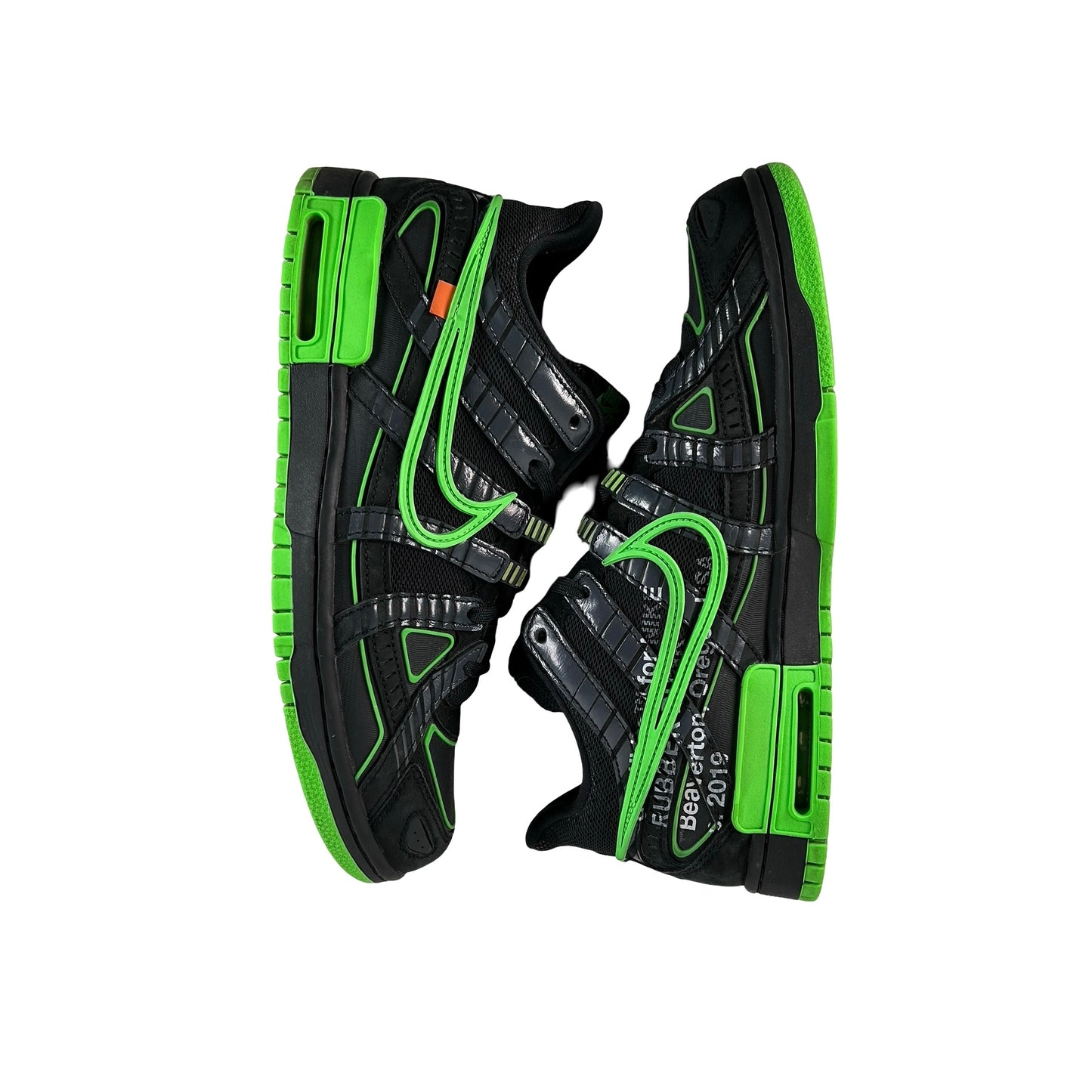 CU6015 001 Nike Air Rubber Dunk Off-White Green Strike [USED] - 10.5 M (Used2)
