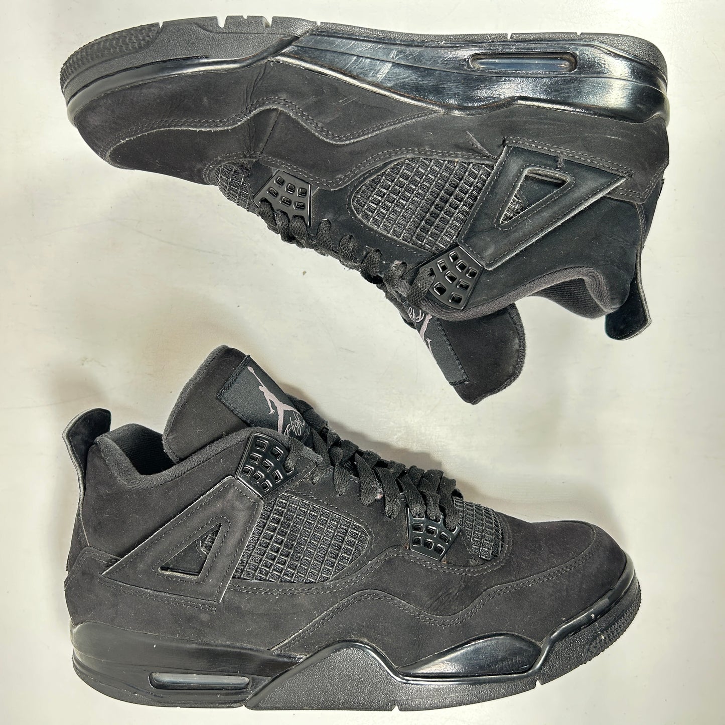 CU1110 010 Jordan 4 Retro Black Cat (2020) [USED] - 10 M (Used)