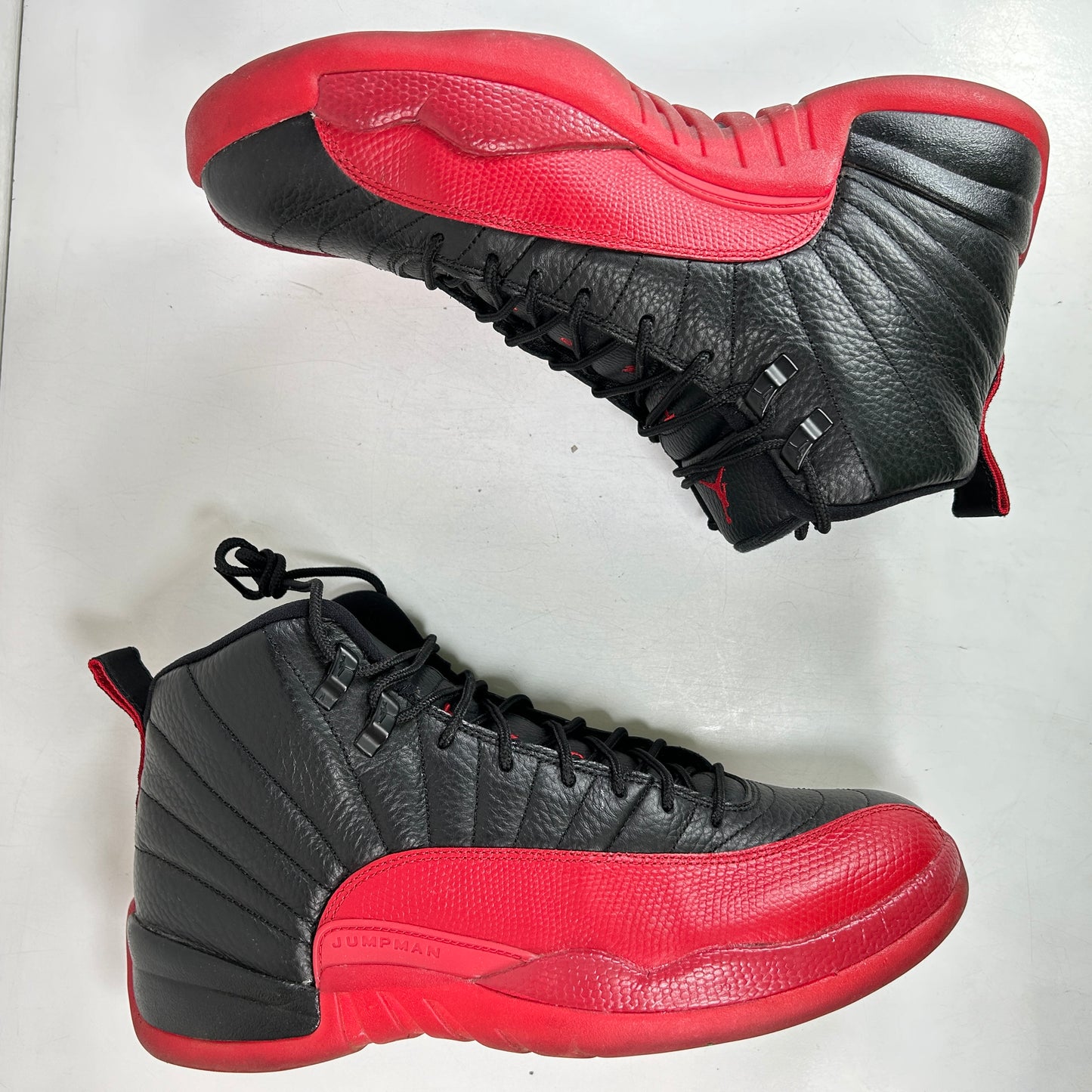 130690 002 Jordan 12 Retro Flu Game (2016) [USED] - 10.5 M (Used) (No Box)