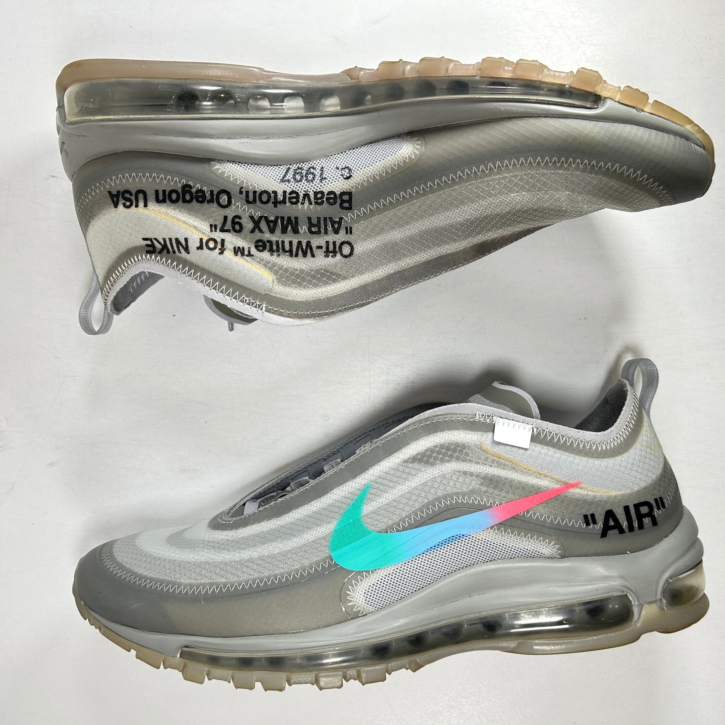 AJ4585 101 Nike Air Max 97 Off-White Menta [USED] - 10 M (Used)