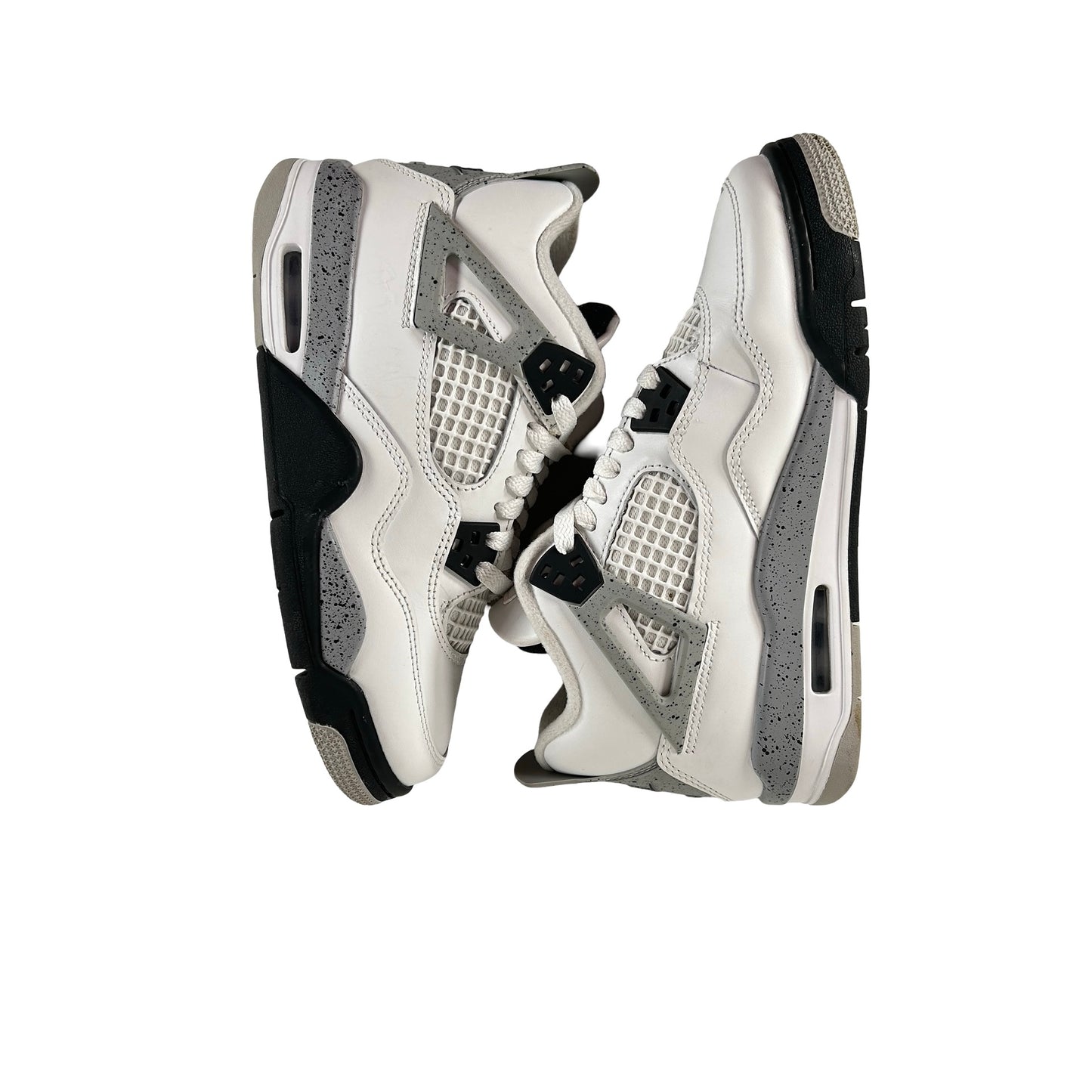 IB4171 100 Jordan 4 Retro White Cement (2025) (GS) [USED] - 4.5 Y (Used)