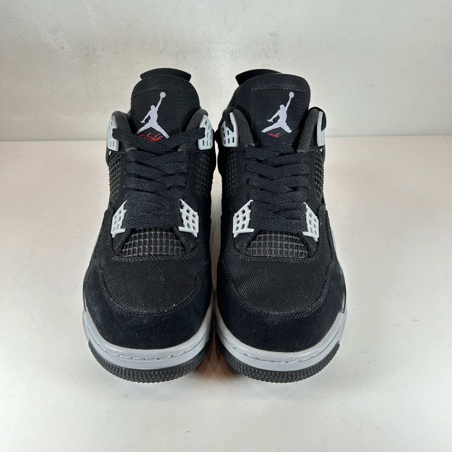 DH7138 006 Jordan 4 Retro SE Black Canvas [USED] - 9 M (Used) (No Box)