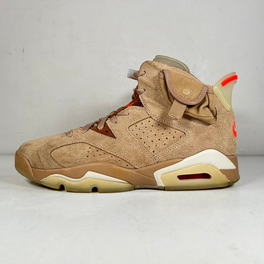 DH0690 200 Jordan 6 Retro Travis Scott British Khaki [USED] - 8.5 M (Used) (No Box)