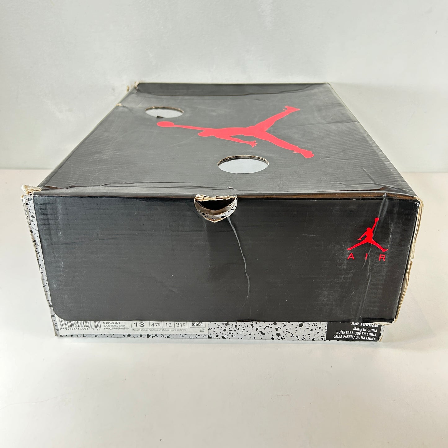 CT8480 001 Jordan 5 Off-White Black [USED] - 12 M (Used) (Replace Box)