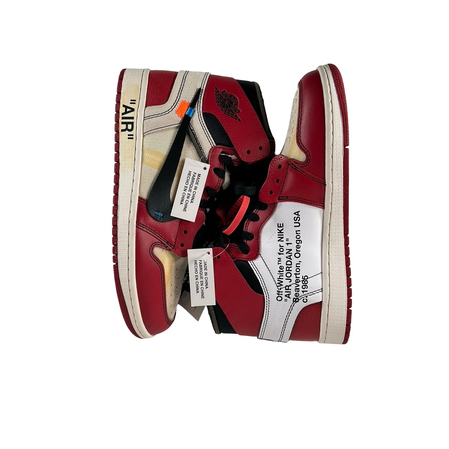 AA3834 101 Jordan 1 High Off-White Chicago [CONDITIONAL] - 8 M (Yellowing)