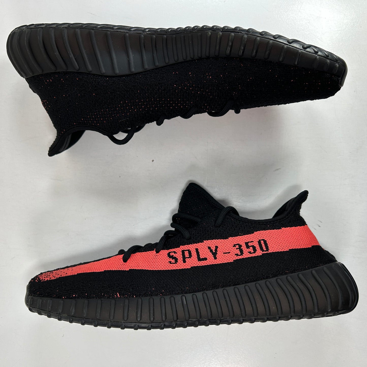 BY9612 Yeezy Boost 350 V2 Core Black Red [USED] - 13.5 M (Used)