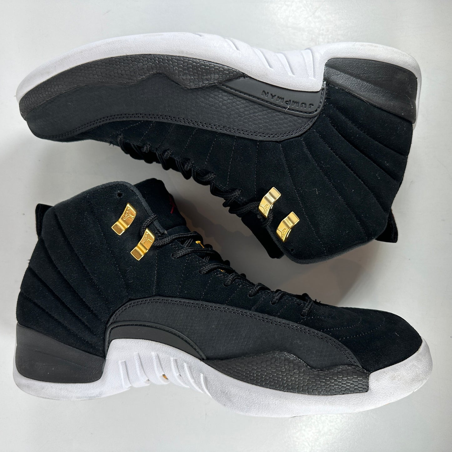130690 017 Jordan 12 Retro Reverse Taxi [USED] - 11 M (Used) (Replace Box)