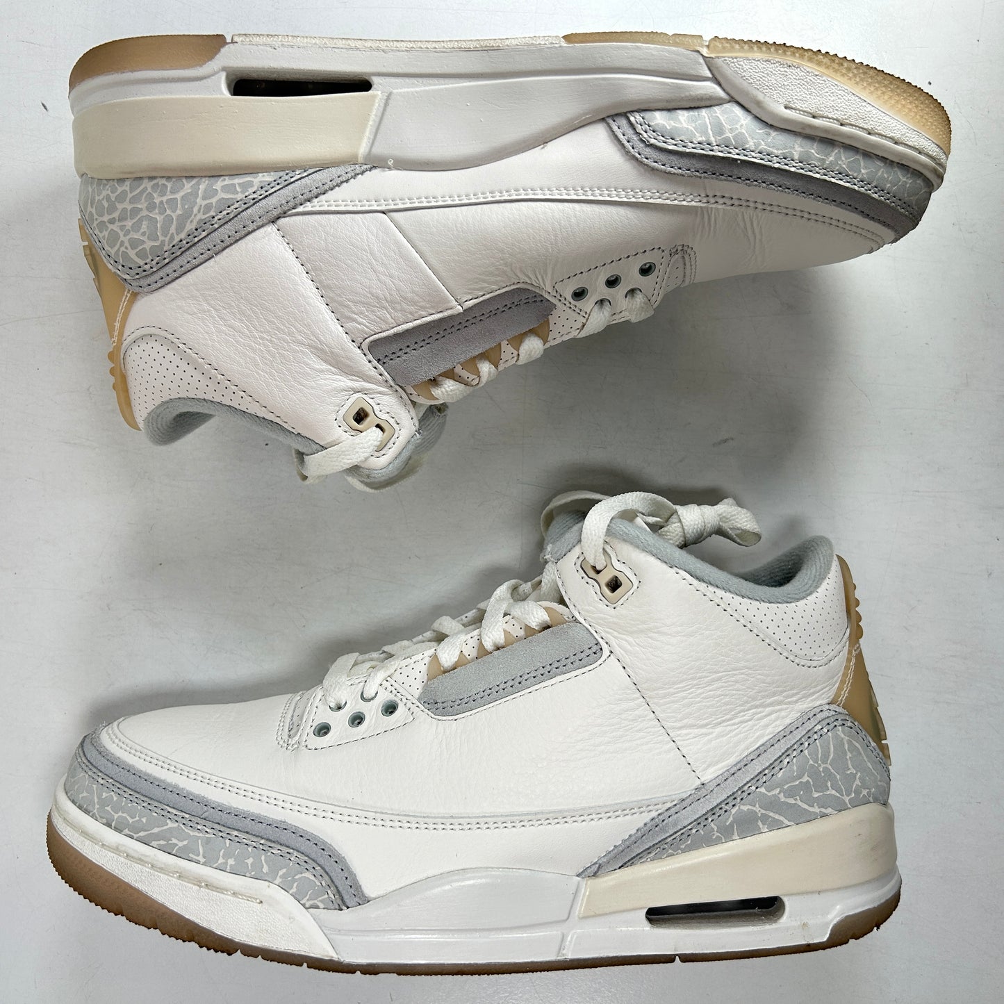 FJ9479 100 Jordan 3 Retro Craft Ivory [USED] - 10 M (Used2)