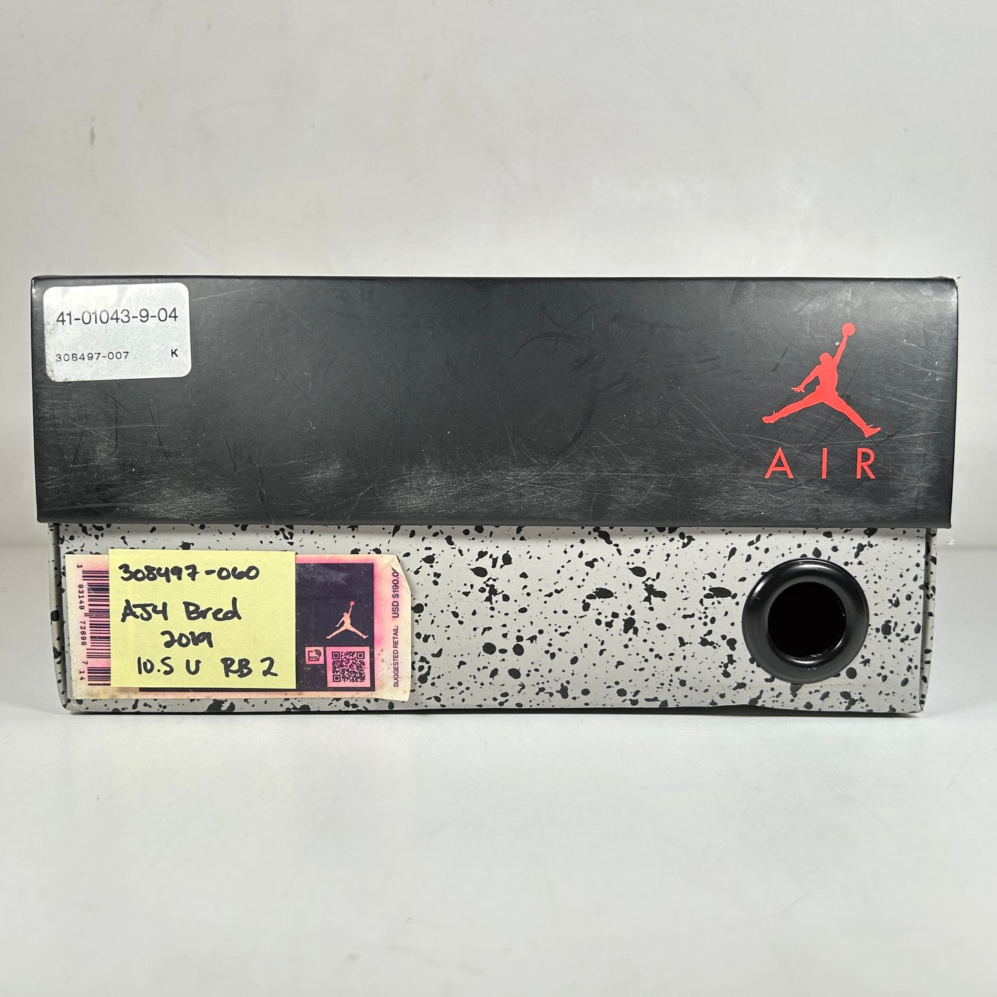 308497 060 Jordan 4 Bred (2019) [USED] - 10.5 M (Used) (Replace Box2)