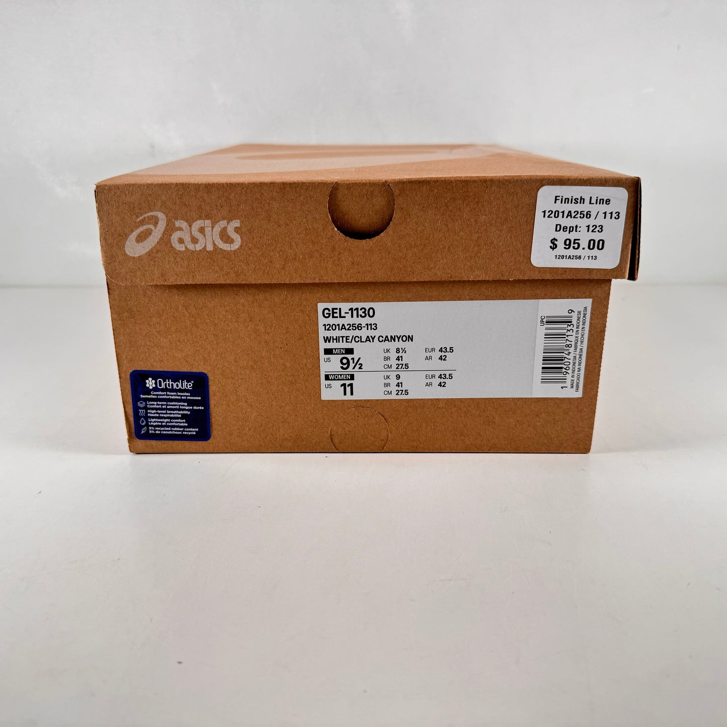 1201A256 113 ASICS Gel-1130 White Clay Canyon [USED] - 9.5 M (Used3)