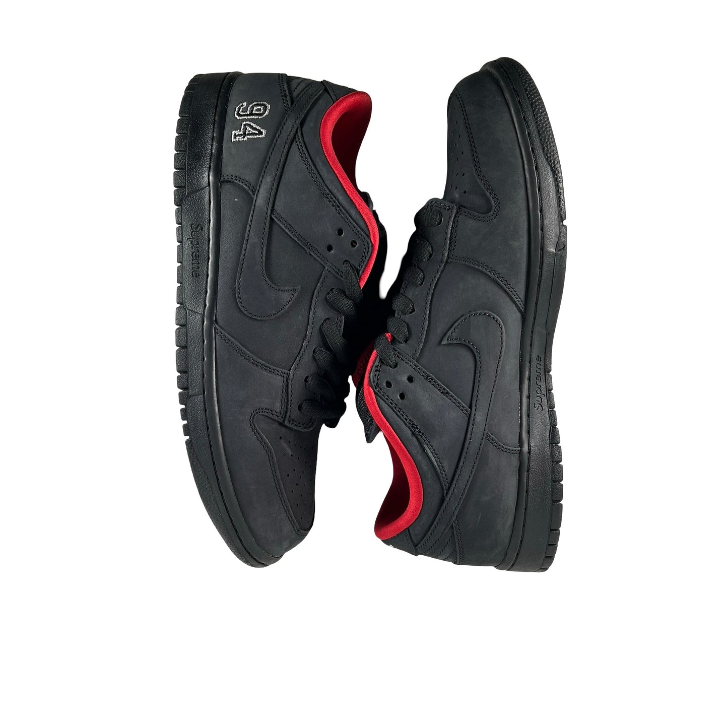 HQ8487 001 Nike SB Dunk Low Supreme 94 Black [USED] - 12 M (Used)