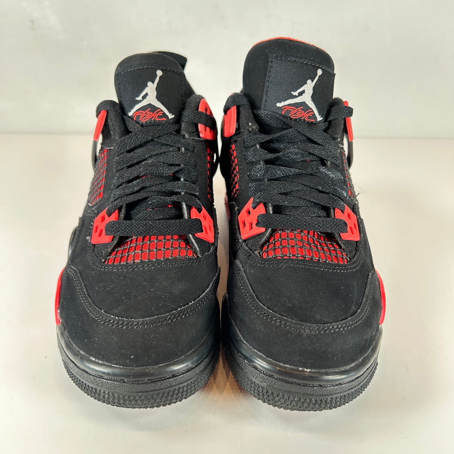 408452 016 Jordan 4 Retro Red Thunder (GS) [USED] - 4 Y (Used) (No Box)