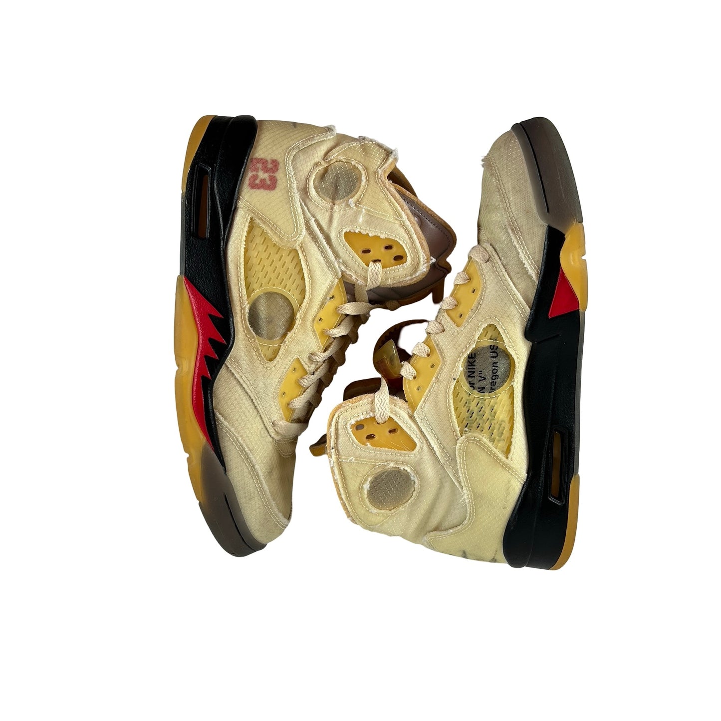 DH8565 100 Jordan 5 Off-White Sail [USED] - 8.5 M (Used4)