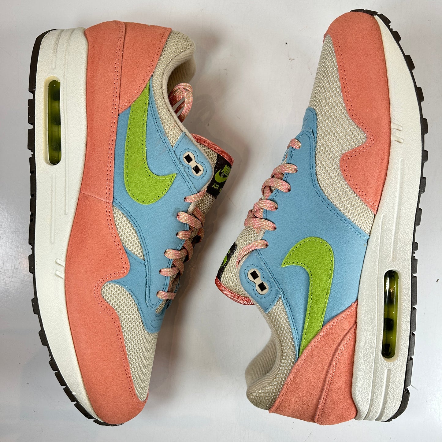 DV3196 800 Nike Air Max 1 Light Madder Root Worn Blue [USED] - 12.5 M (Used) (No Box)