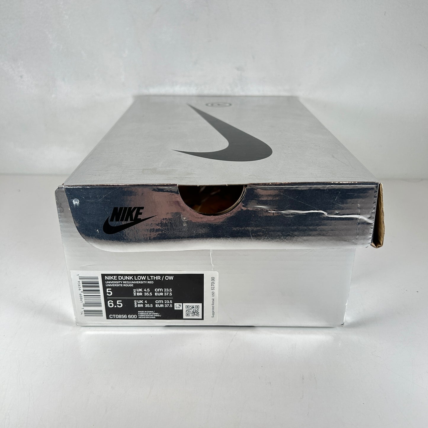 CT0856 600 Dunk Low Off-White Red [USED] - 5 M (Used2)