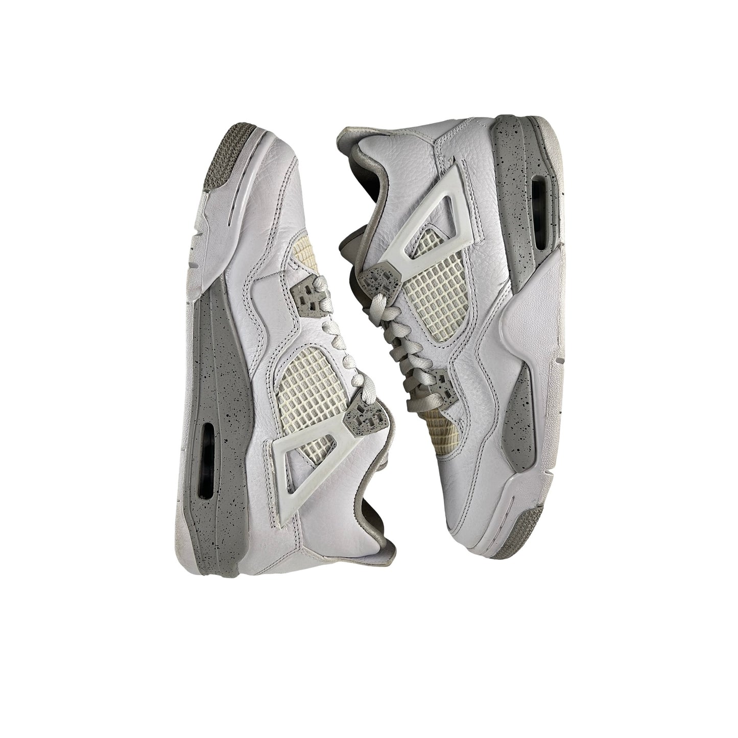 DJ4699 100 Jordan 4 Retro White Oreo (2021) (GS) [USED] - 6.5 Y (Used2) (No Box2)