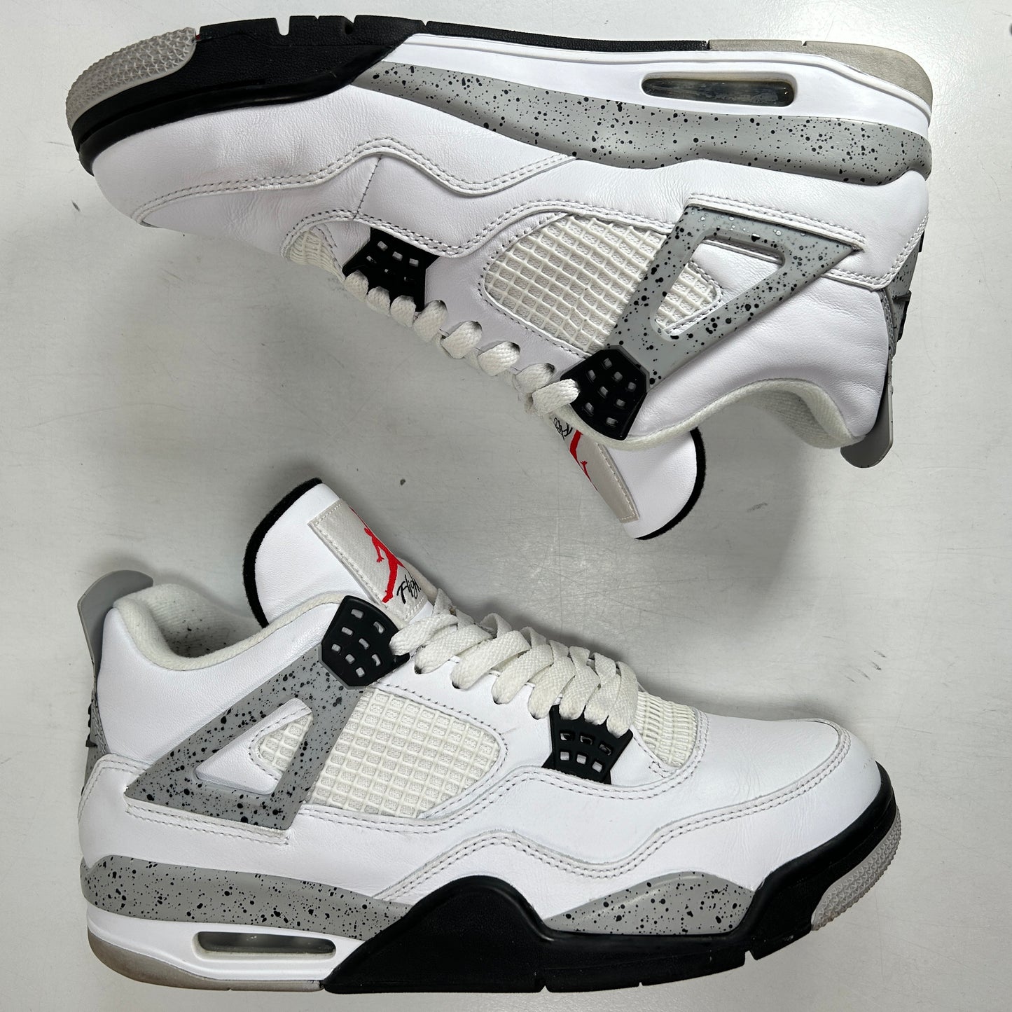 840606 192 Jordan 4 Retro White Cement (2016) [USED] - 10 M (Used2)