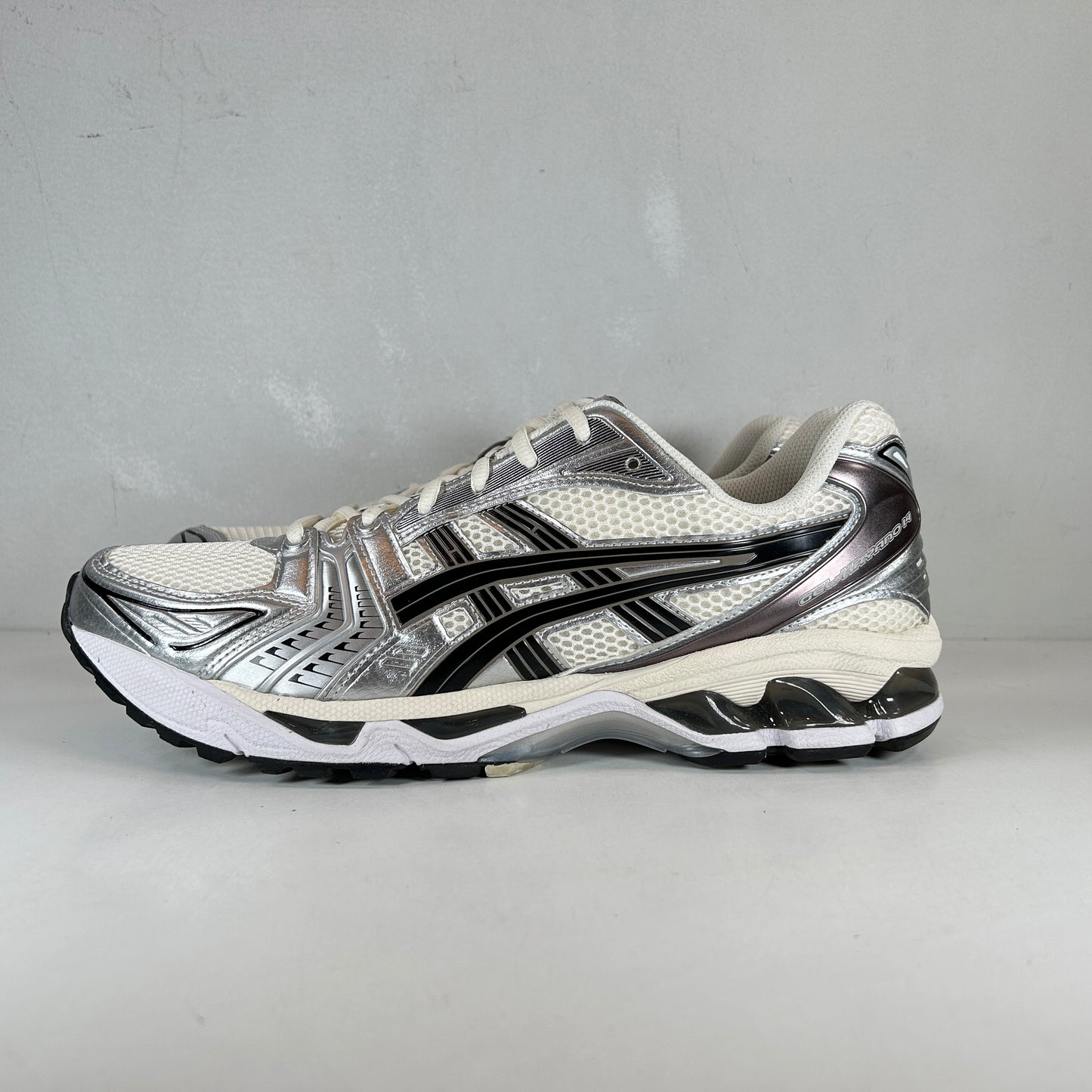 1201A019 108 ASICS Gel-Kayano 14 Cream Black Metallic Plum [USED] - 11.5 M (Used2)