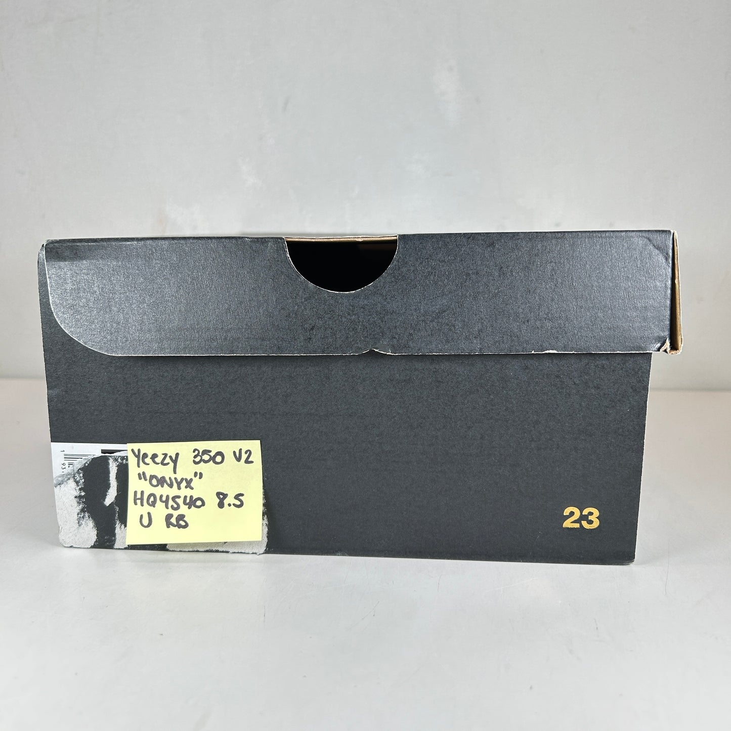 HQ4540 Adidas Yeezy Boost 350 V2 Onyx [USED] - 8.5  (Used) (Replace Box)