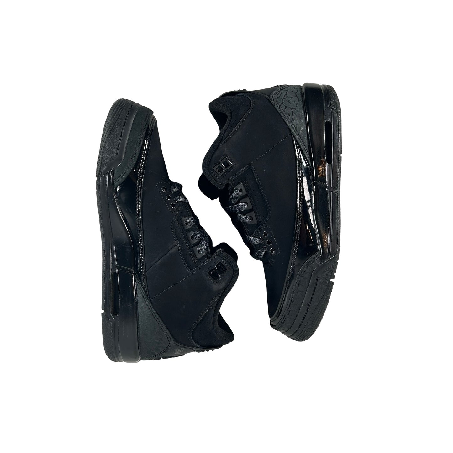 DM0967 001 Jordan 3 Retro Black Cat (2025) (GS) [USED] - 3.5 Y (Used) (Replace Lid)