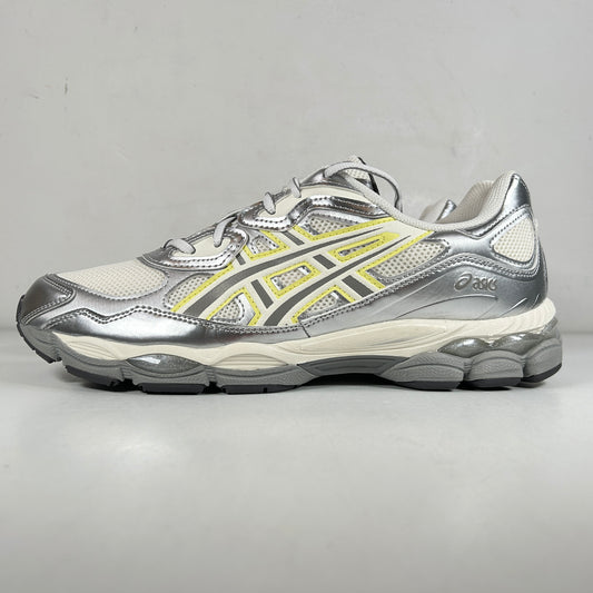 1202A498 100 ASICS Gel-NYC EMMI White Huddle Yellow (Women's) [USED] - 12 W / 10.5 M (VNDS)