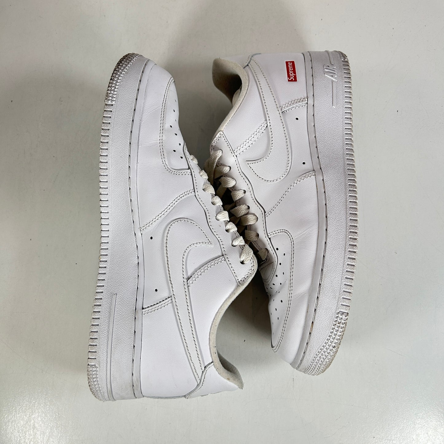 CU9225 100 AF1 Low Supreme White [USED] - 8 M (Used) (No Box)