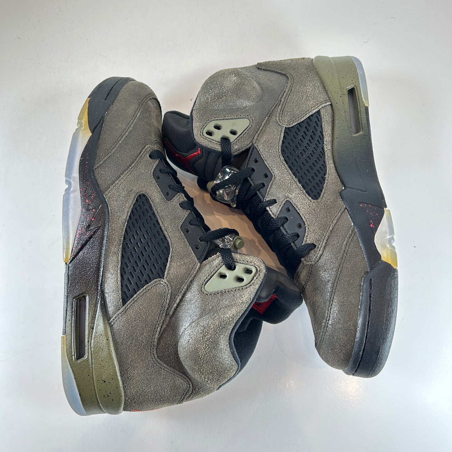 626971 350 Jordan 5 Retro Fear Pack [USED] - 10 M (Used)
