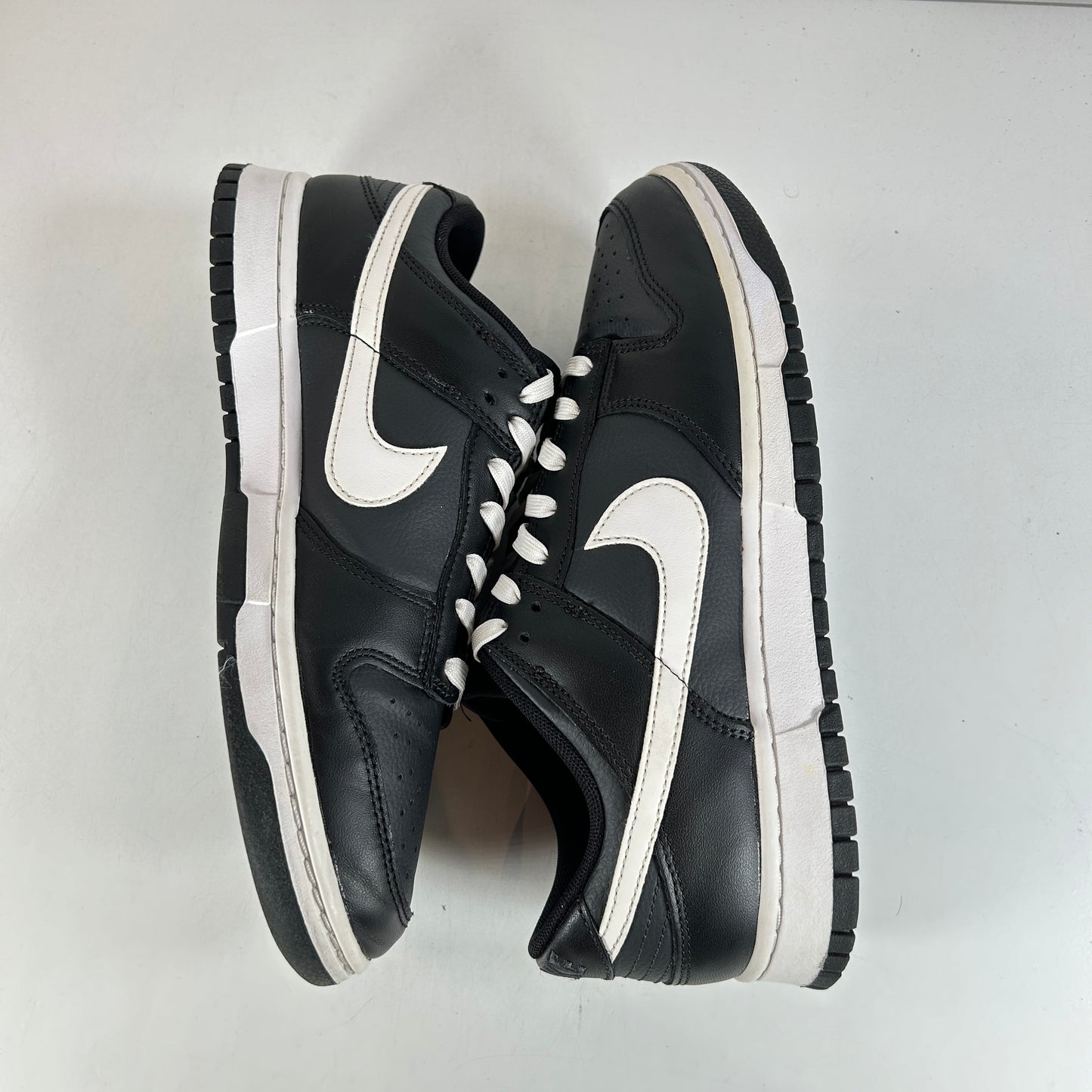 DJ6188 002 Nike Dunk Low Black White (2022) [USED] - 9 M (Used)