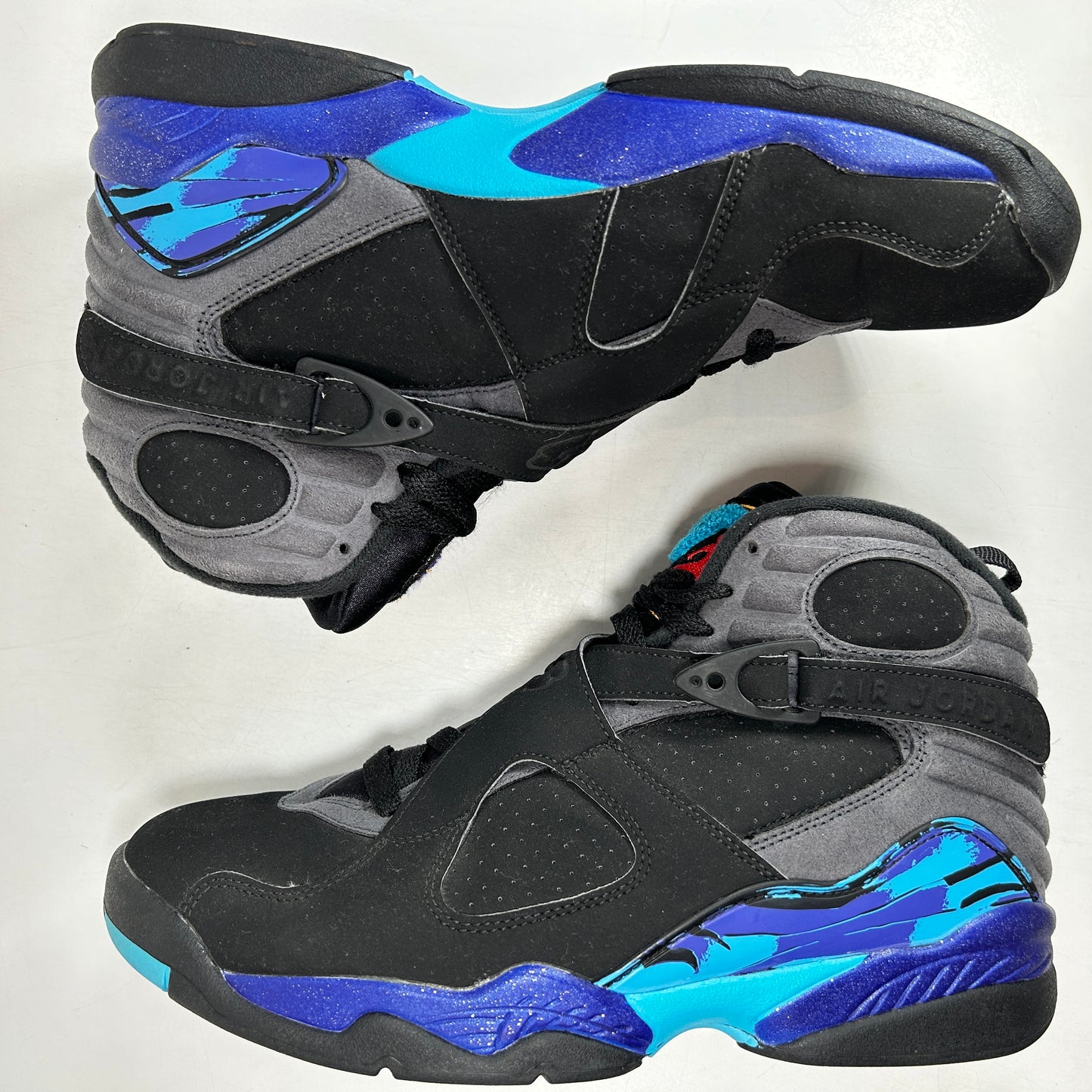 305381 025 Jordan 8 Retro Aqua (2015) [USED] 9 M (Used) (Replace Box2)