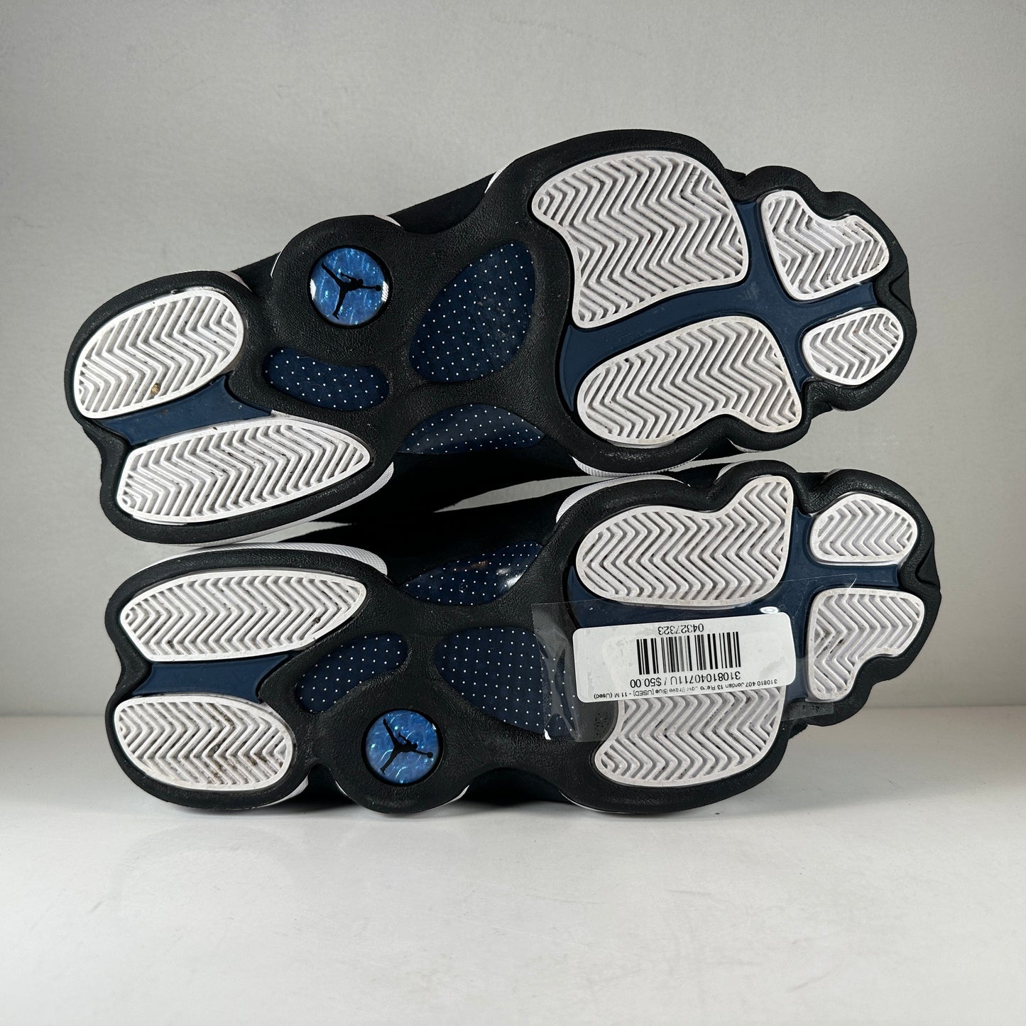 310810 407 Jordan 13 Retro Low Brave Blue [USED] - 11 M (Used)