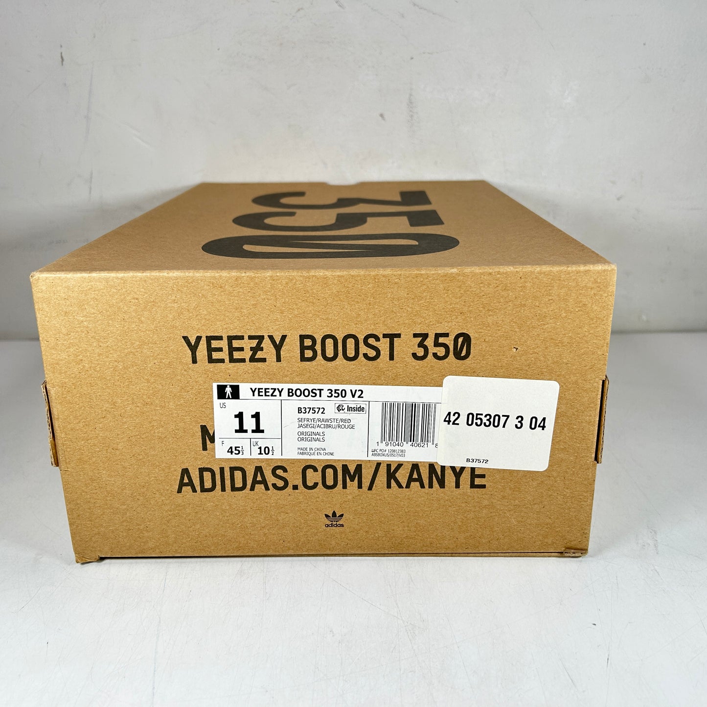 B37572 adidas Yeezy Boost 350 V2 Semi Frozen Yellow [USED] - 11 M (Used2)