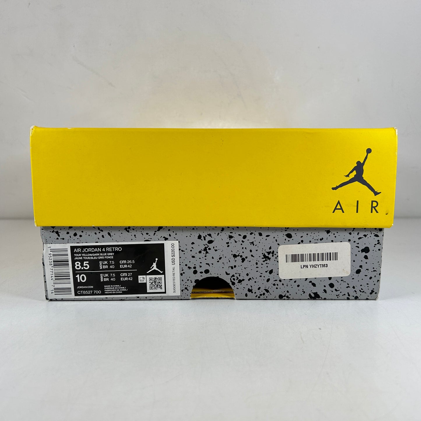 CT8527 700 Jordan 4 Retro Lightning (2021) [USED] - 8.5 M (Used)