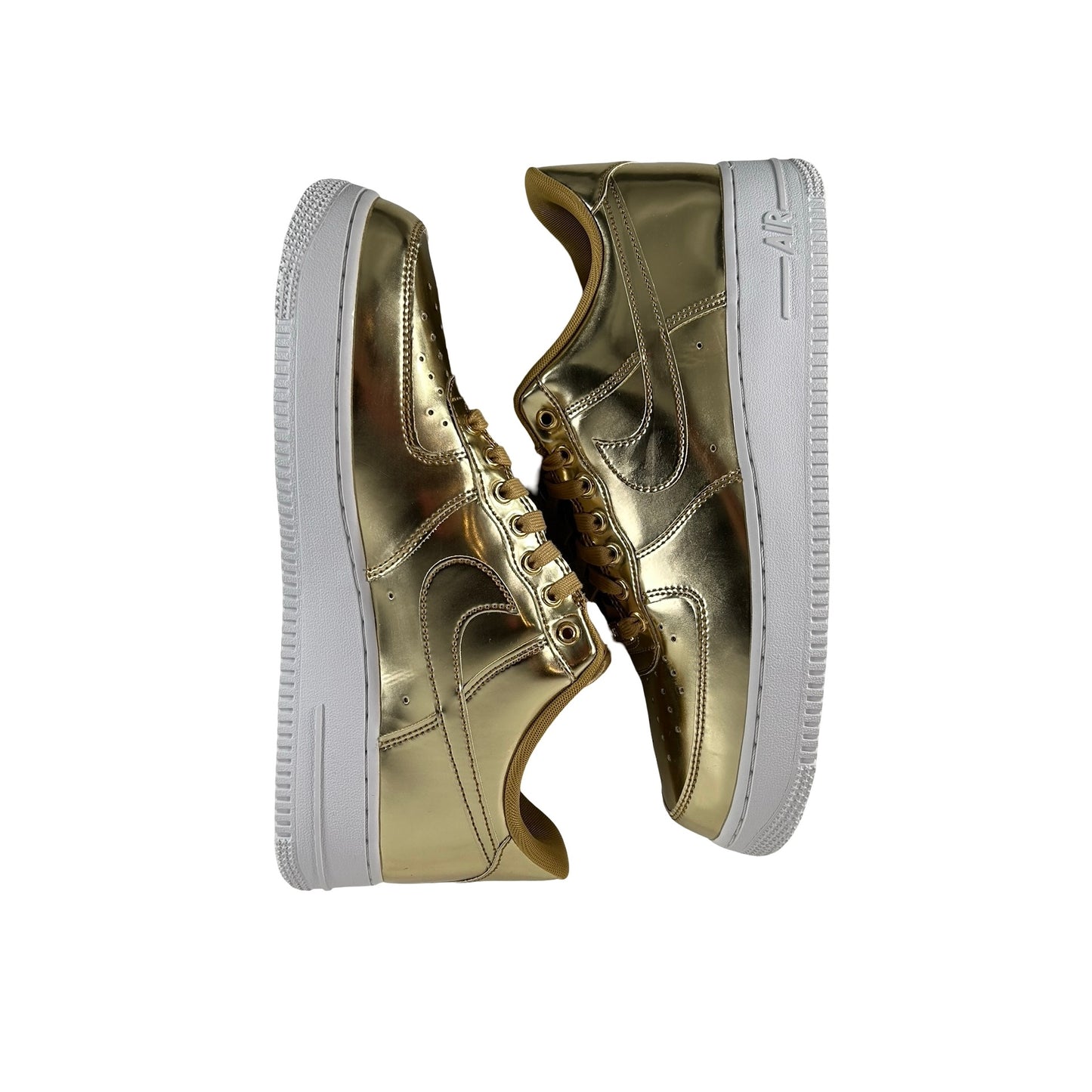 CQ6566 700 Nike Air Force 1 Low Metallic Gold (Women's) [USED] - 10.5W (VNDS) (Replace Box)