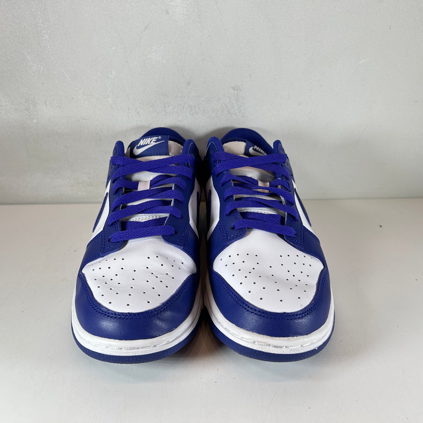 DV0833 103 Nike Dunk Low Concord [USED] - 8 M (Used) (No Box)
