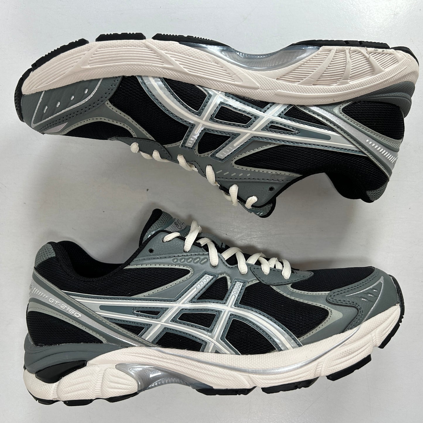 1203A320 003 ASICS GT-2160 Black Seal Grey [USED] - 9 M (Used) (No Box)