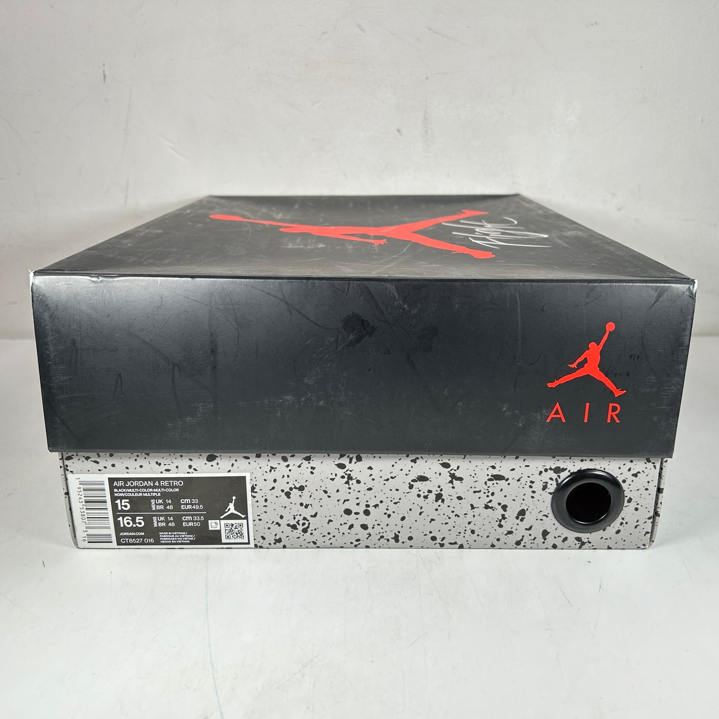 CT8527 016 Jordan 4 Retro Red Thunder [USED] - 15 M (Used)