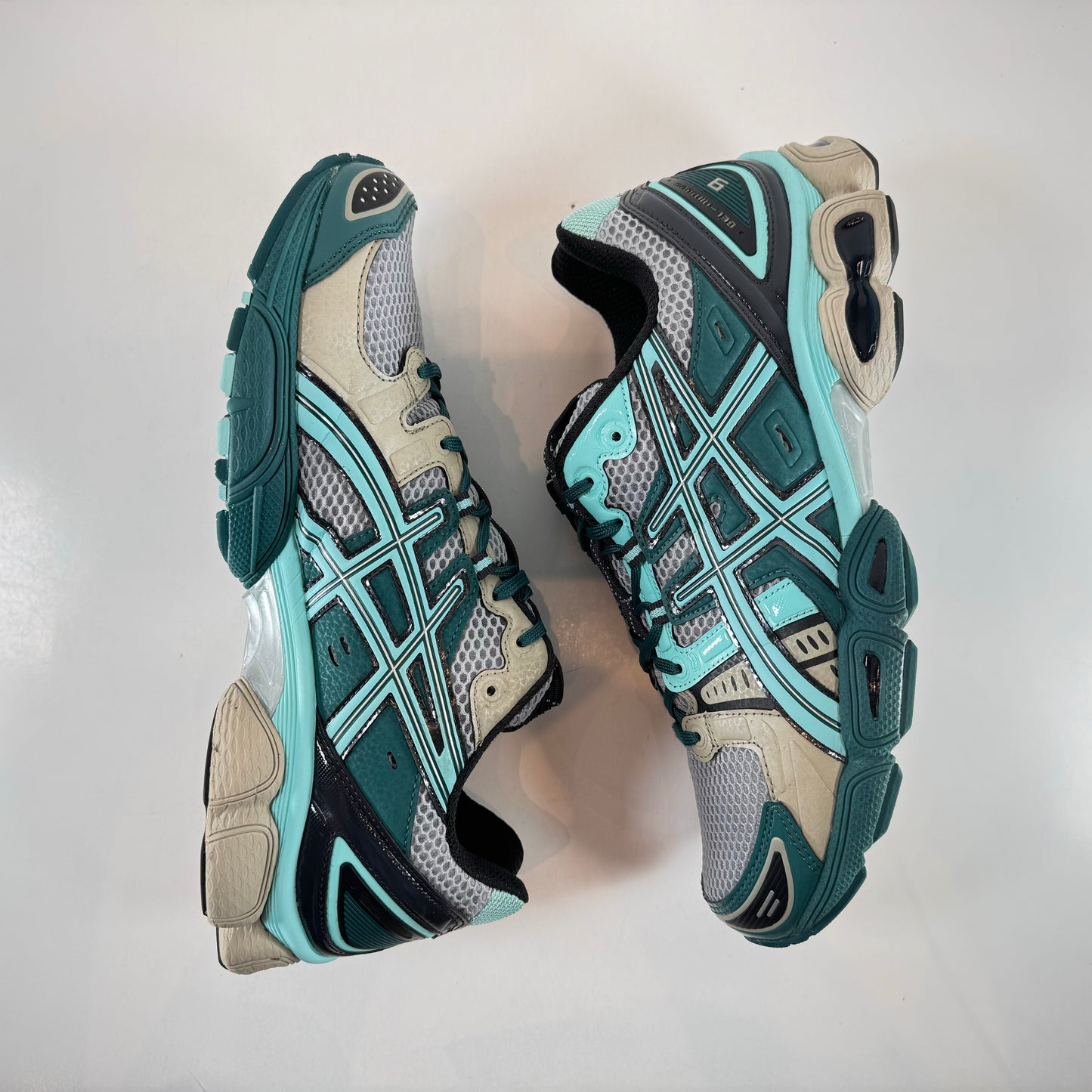 1201A442 020 ASICS UB3-S Gel-Nimbus 9 Kiko Kostadinov Piedmont Grey Aruba Blue [USED] - 10.5 M (Used)