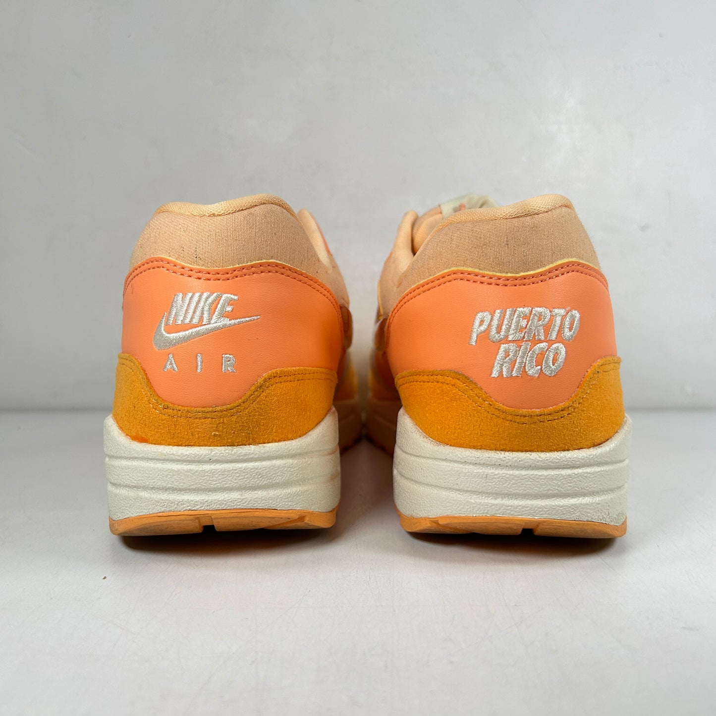 FD6955 800 Nike Air Max 1 Puerto Rico Orange Frost [USED] - 9 M (Used)