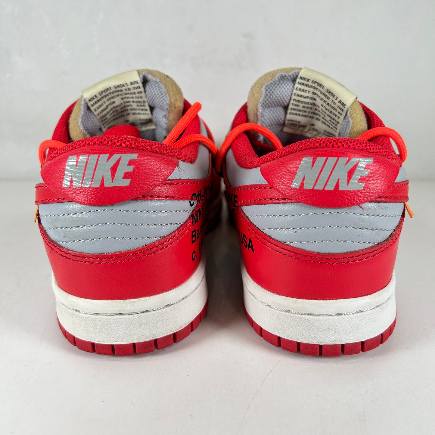 CT0856 600 Dunk Low Off-White Red [USED] - 5 M (Used2)