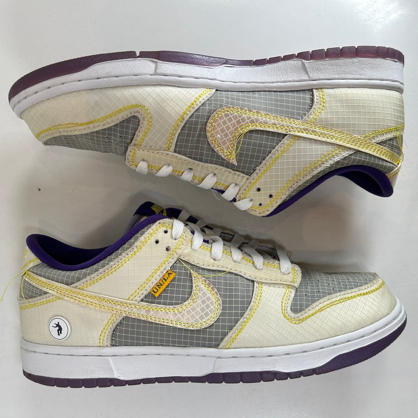 DJ9649 500 Nike Dunk Low Union Passport Pack Court Purple [USED] - 9 M (Used) (No Box)