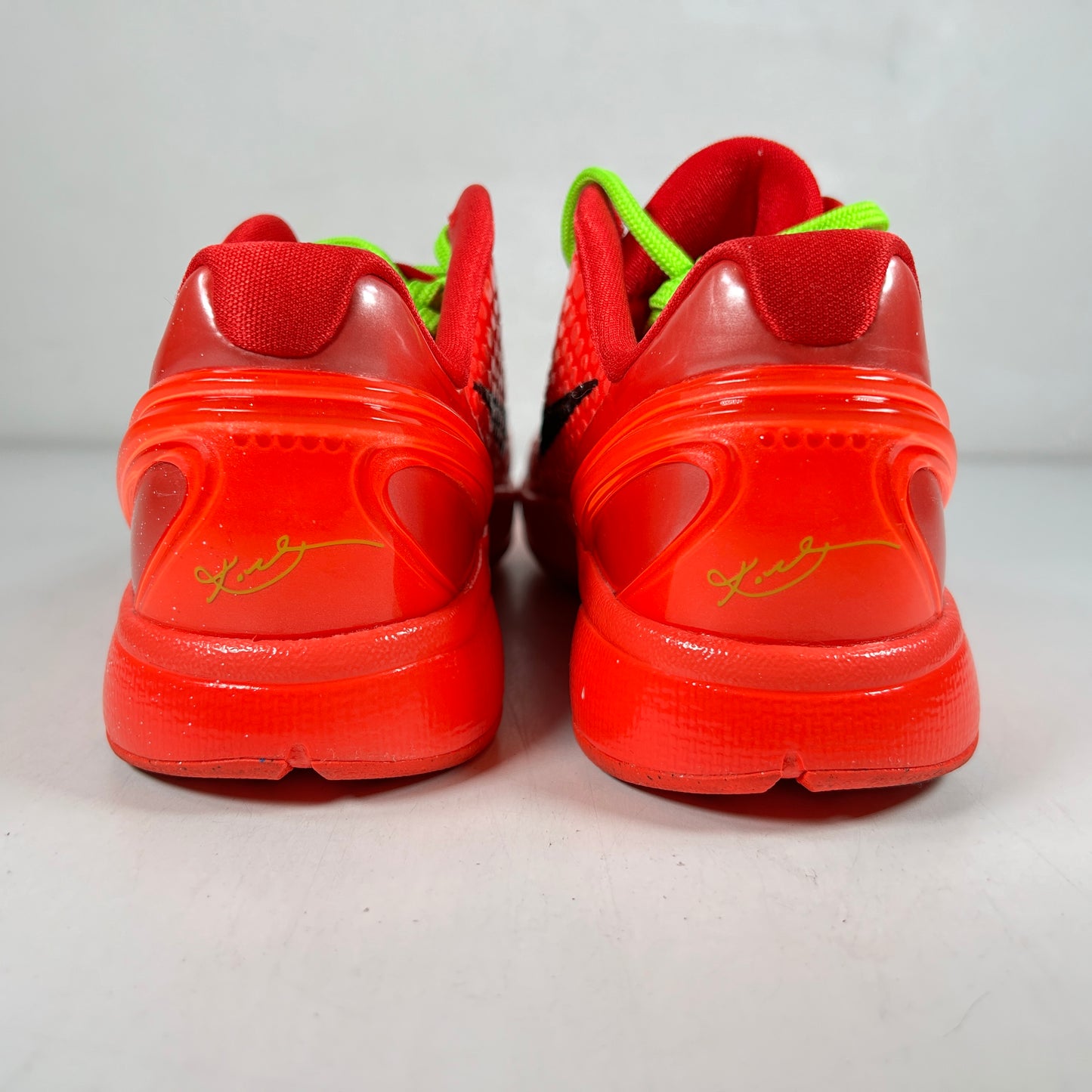 FV9676 600  Nike Kobe 6 Protro Reverse Grinch (GS) [USED] - 4 Y (Used) (No Box)