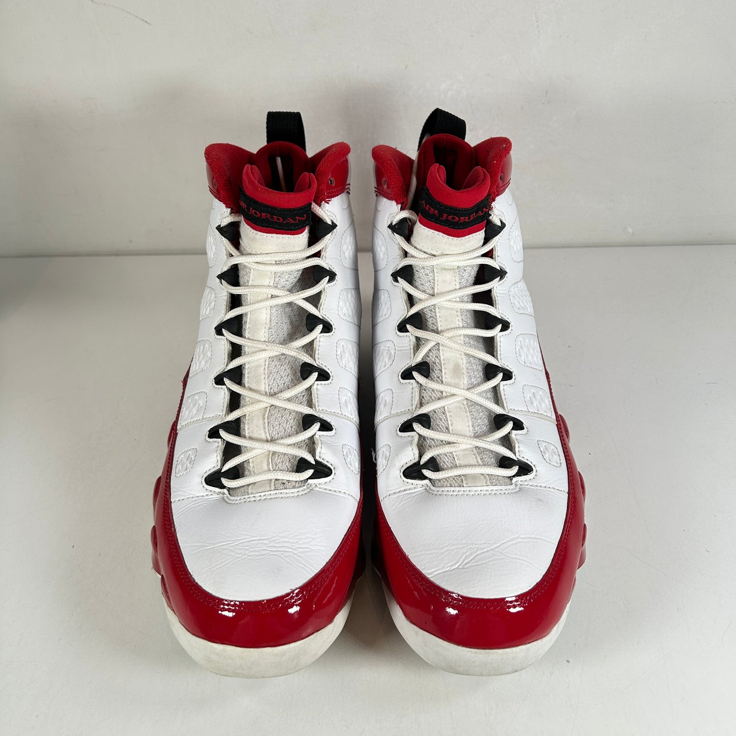 302370 160 Jordan 9 Retro White Gym Red [USED] - 12 M (Used) (Replace Box)
