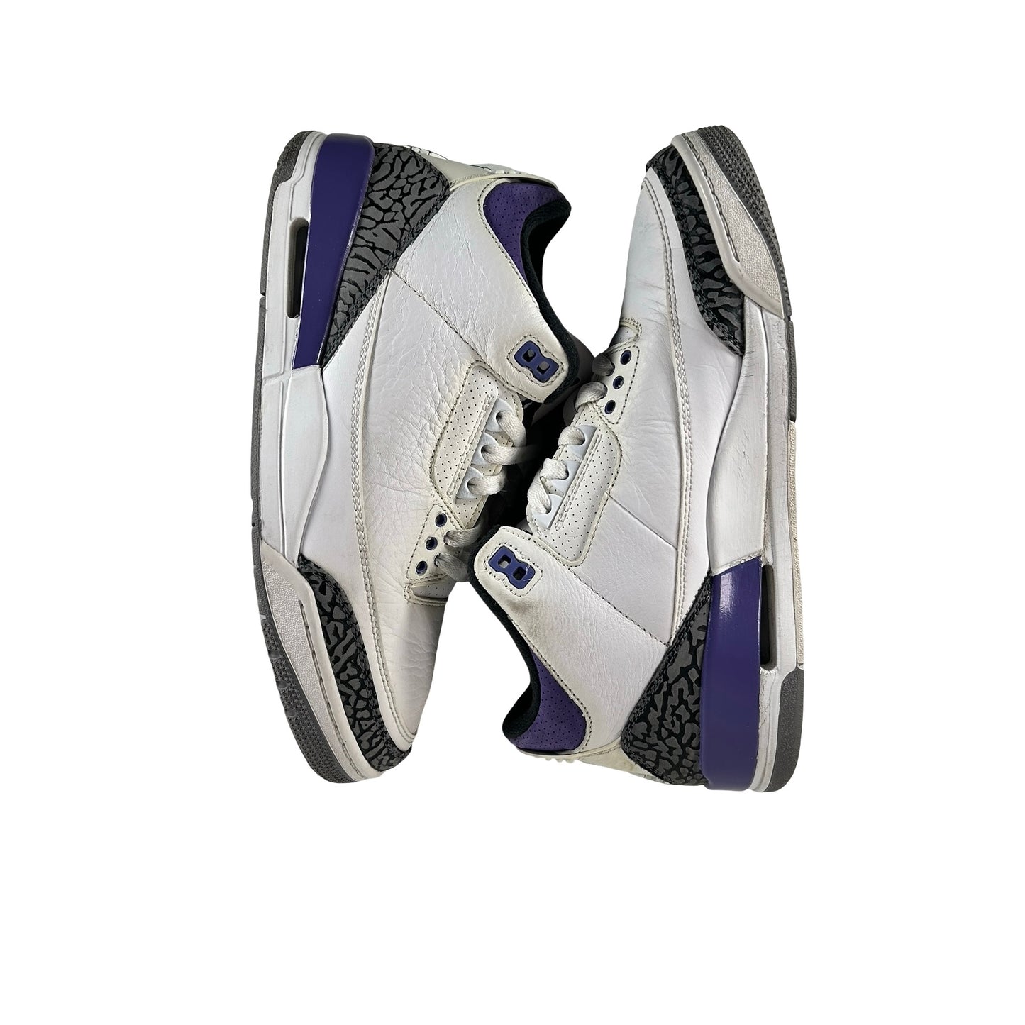 CT8532 105 Jordan 3 Retro Dark Iris [USED] - 8.5 M (Used2) (No Box2)